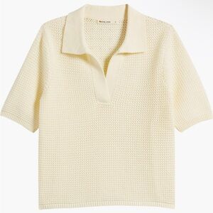 Marine layer Spencer polo sweater XL 100% cotton